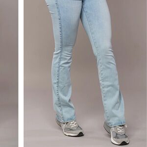 FITJEANS Blue Flare Wide Leg Jeans